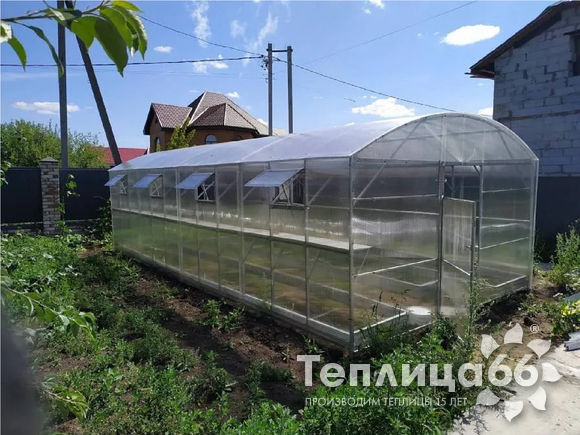 Теплица Воля Прима 3, под поликарбонат, ширина 3 метра